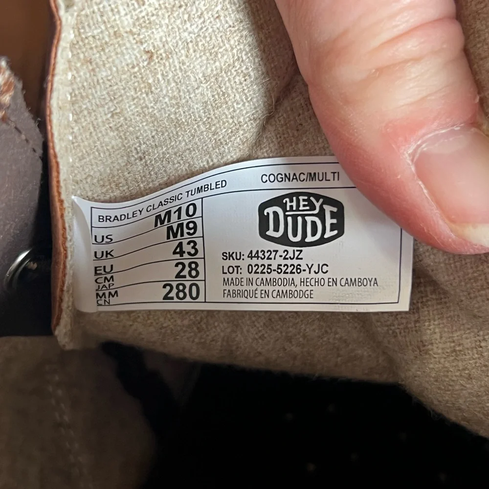 NWOT!!! Hey Dude Brown Chukka Boots